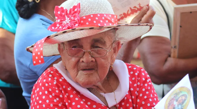Cearense vestida como a beata Benigna Cardoso. ?? 