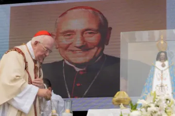 Cerimônia de beatificação do cardeal Eduardo Pironio.