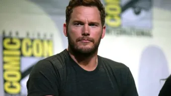 Chris Pratt discursa na San Diego Comic Con International de 2016 para “Guardiões da Galáxia Vol. 2” no Centro de Convenções de San Diego, em San Diego.