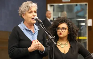 As vereadoras do Psol em Belo Horizonte, Cida Faleballa e Iza Lourença