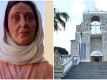 Nova estátua da beata Nhá Chica ficará no santuário dedicado a beata, em Baependi (MG)