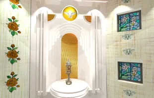 Capela da Relíquia do santuário santa Rita de Cássia, em Curitiba.