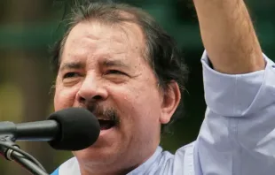 O presidente Daniel Ortega.
