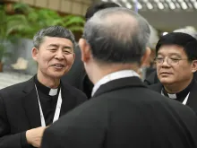 Participantes do Sínodo da Sinodalidade no Vaticano em outubro de 2023.
