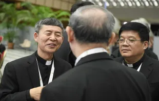 Participantes do Sínodo da Sinodalidade no Vaticano em outubro de 2023.