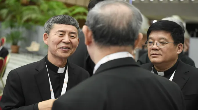 Participantes do Sínodo da Sinodalidade no Vaticano em outubro de 2023. ?? 