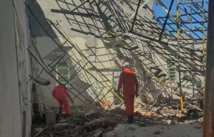 Teto da igreja São Judas Tadeu desabou na manhã de hoje (10)
