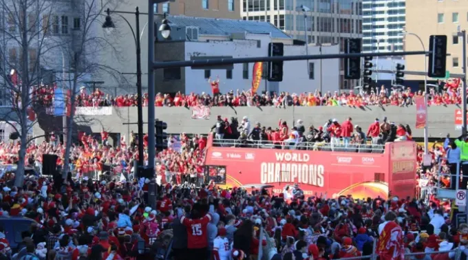 Desfile de vitória do Kansas City Chiefs ?? 