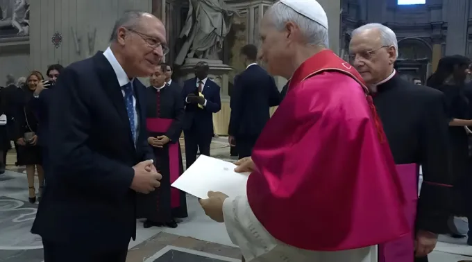 Alckmin e papa Leão XIV