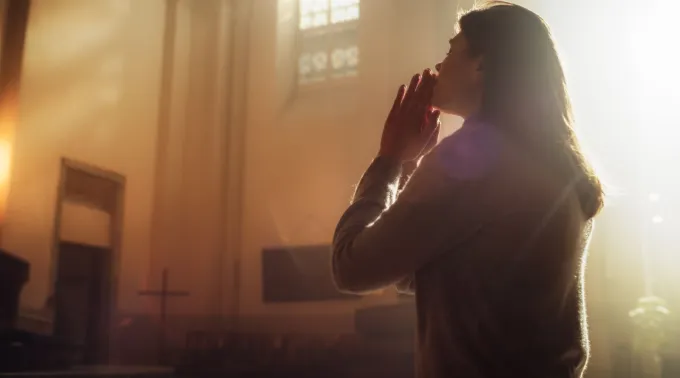 Imagem ilustrativa de oração