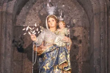 Nossa Senhora da Paz, do santuário de Nossa Senhora da Paz, em Vila Franca do Campo