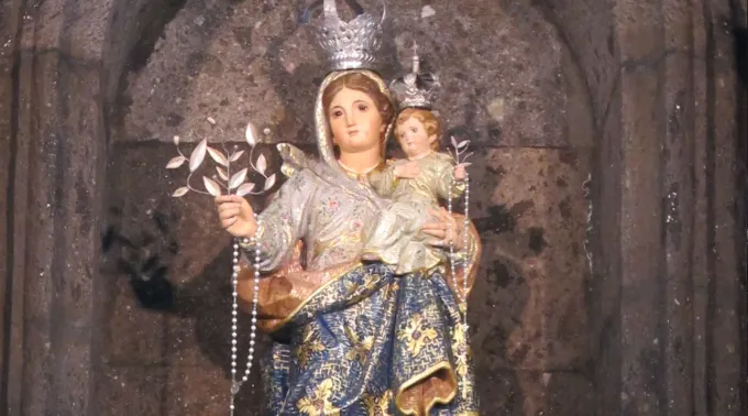 Nossa Senhora da Paz, do santuário de Nossa Senhora da Paz, em Vila Franca do Campo