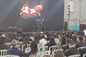 Christopher West fala aos participantes do congresso internacional Amor Humano no Plano Divino sobre a Teologia do Corpo