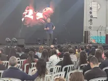 Christopher West fala aos participantes do congresso internacional Amor Humano no Plano Divino sobre a Teologia do Corpo