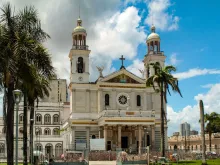 A basílica santuário de Nossa Senhora de Nazaré, em Belém (PA)
