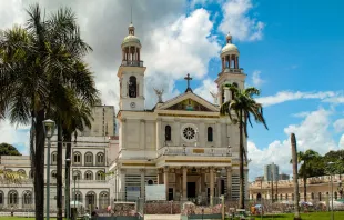 A basílica santuário de Nossa Senhora de Nazaré, em Belém (PA)