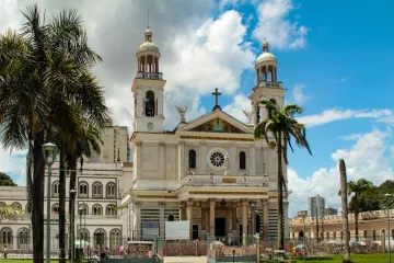 A basílica santuário de Nossa Senhora de Nazaré, em Belém (PA)