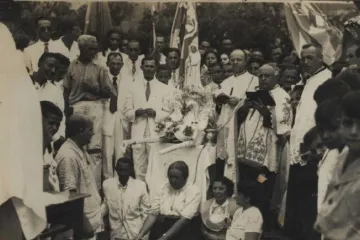 Imagem de Nossa Senhora de Fátima em Juazeiro do Norte, em 1953