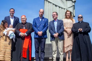 Príncipe William no Cristo Redentor