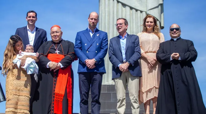 Príncipe William no Cristo Redentor