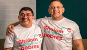 Brasileiros assistidos pela Comunidade Shalom participam de almoço com o papa no Dia Mundial dos Pobres