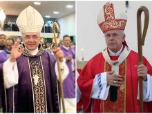 Arcebispo de Vitória da Conquista, dom Vítor Agnaldo de Menezes e o arcebispo de Pouso Alegre, dom José Luiz Majella Delgado