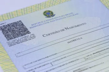certidão de nascimento