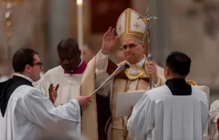 O papa Leão XIV celebrou hoje (25) as segundas vésperas da solenidade da conversão de São Paulo