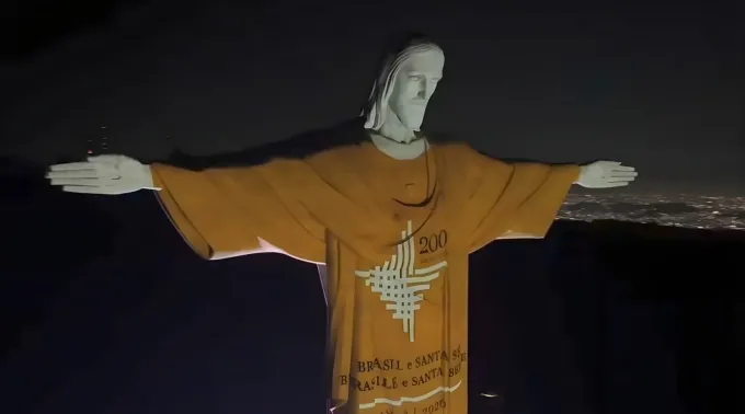 logo comemorativo do bicentenário das relações diplomáticas entre o Brasil e a Santa Sé