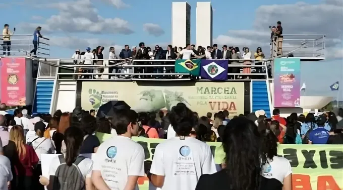 Marcha pela vida, em Brasília