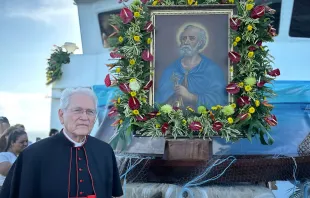 Cardeal Leonardo Steiner na 76ª Procissão Fluvial de são Pedro de Manaus
