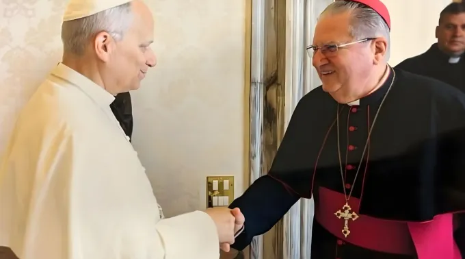 Papa Leão XIV e dom Rifan