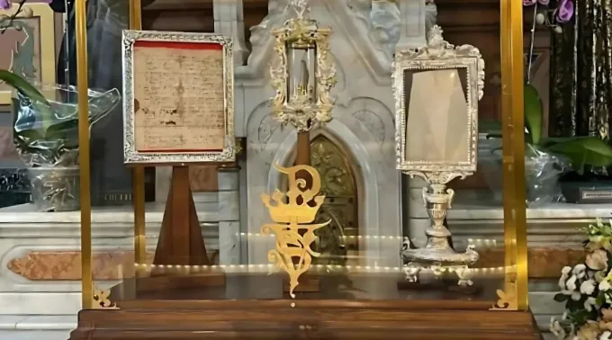 Relíquias de primeiro e segundo grau de são Vicente de Paulo