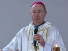 Dom Reginei Modolo na missa de abertura da Semana Nacional da Vida 2025