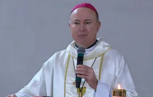 Dom Reginei Modolo na missa de abertura da Semana Nacional da Vida 2025