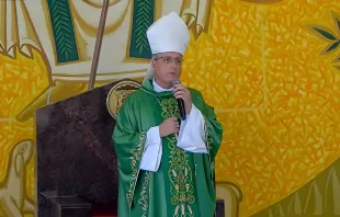 Dom José Carlos Chacorowski na missa do ato de desagravo “por santo Antônio”