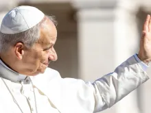 O papa Leão XIV na Audiência Geral de 17 de setembro de 2025.