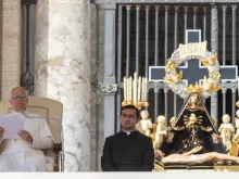 O papa na Audiência Geral desta quarta-feira.