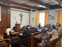 Os encontros aconteceram na sede do Pontifício Instituto Teológico João Paulo II.