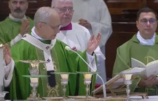 Papa Leão XIV na missa de 20 de julho de 2025.