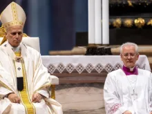 Papa Leão XIV na missa da Solenidade da Santíssima Trindade 2025.