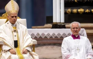 Papa Leão XIV na missa da Solenidade da Santíssima Trindade 2025.