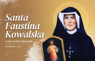 Santa Faustina, a santa a quem Jesus revelou a devoção da Divina Misericórdia.