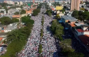 Milhões de fiéis acompanharam a procissão da Divina Pastora em Barquisimeto, na Venezuela
