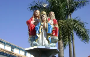 Imagem do Divino Pai Eterno na igreja matriz de Trindade (GO)