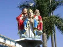 Imagem do Divino Pai Eterno na igreja matriz de Trindade (GO)