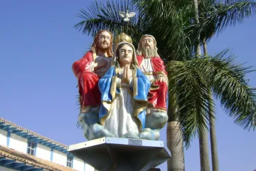 Imagem do Divino Pai Eterno na igreja matriz de Trindade (GO)