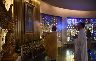 O arcebispo de Santa Maria (RS), Dom Leomar Antônio Brustolin na missa de encerramento da 82ª Romaria Estadual da Medianeira.