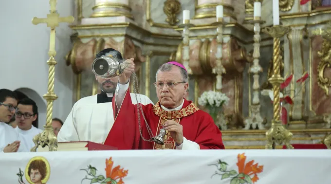 O bispo de Bragança Paulista (SP), dom Sérgio Aparecido Colombo. ?? 