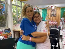 Marlene Ferreira Pereira e Dóris Hipólito, fundadora da Missão Duas Vidas.